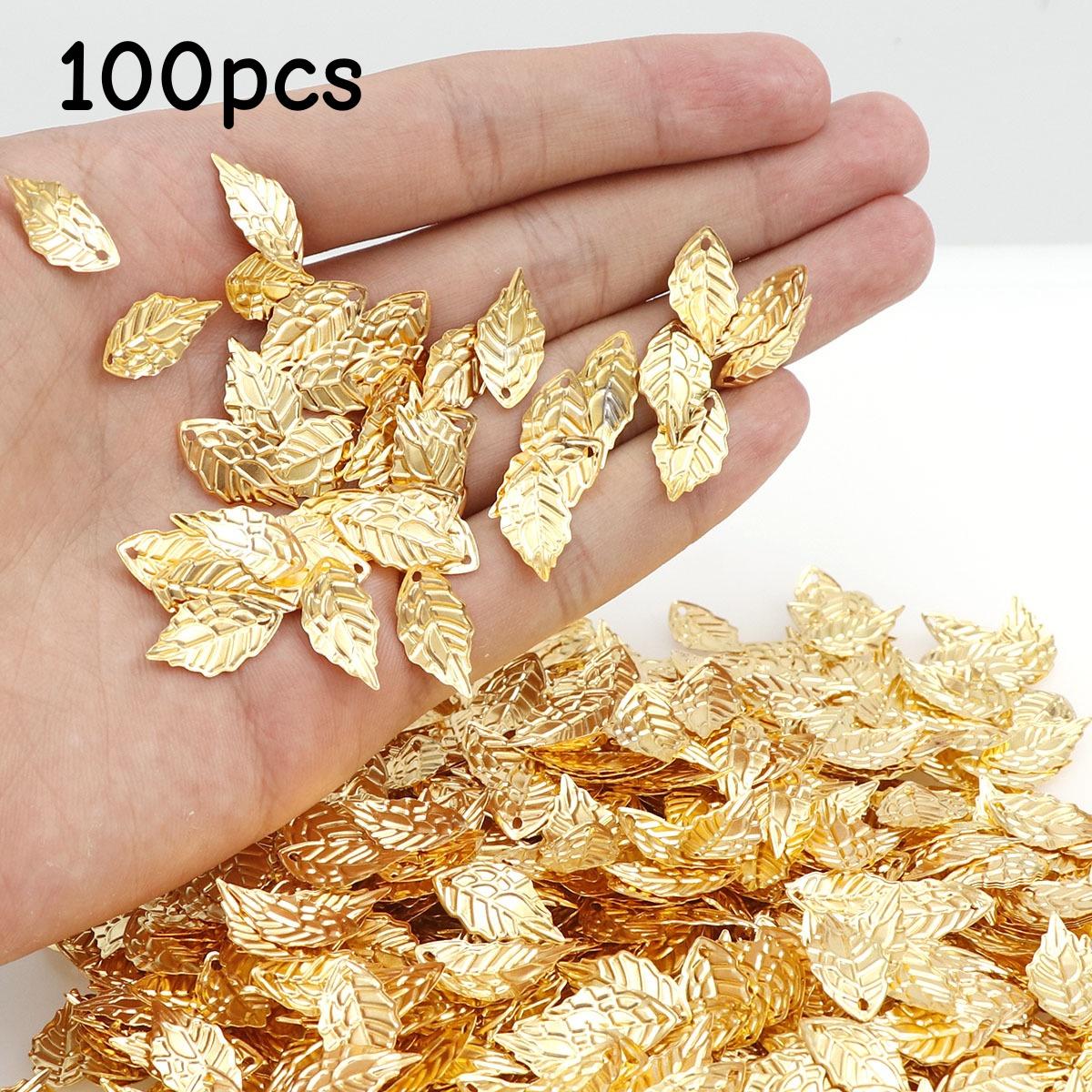 100 perforated leaf-shaped iron pendants - Perfect for jewelry making, handicrafts, home decor, and craft accessories | Leaf pen
100 perforated leaf-shaped iron pendants - Perfect for jewelry making, handicrafts, home decor, and craft accessories | Leaf pen