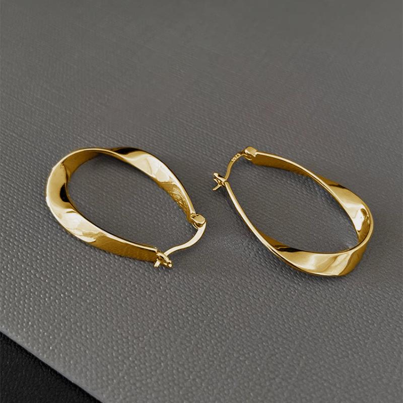 Niche Design Sense of Hundred High-level Earrings Female Mobius Pure Earrings Round Face Earrings Trendy Elegant Lady s Accessories Classic Jewelry
Niche Design Sense of Hundred High-level Earrings Female Mobius Pure Earrings Round Face Earrings Trendy Elegant Lady s Accessories Classic Jewelry