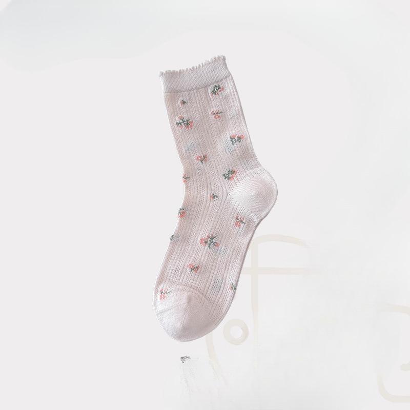 Women s Mid-Calf Socks Spring-Autumn Cotton Socks with Silk Floral Lace and Mesh Ventilation and Layered Long Socks for Summer Lightweight Version 1 pair рожевий
Women s Mid-Calf Socks Spring-Autumn Cotton Socks with Silk Floral Lace and Mesh Ventilation and Layered Long Socks for Summer Lightweight Version 1 pair рожевий