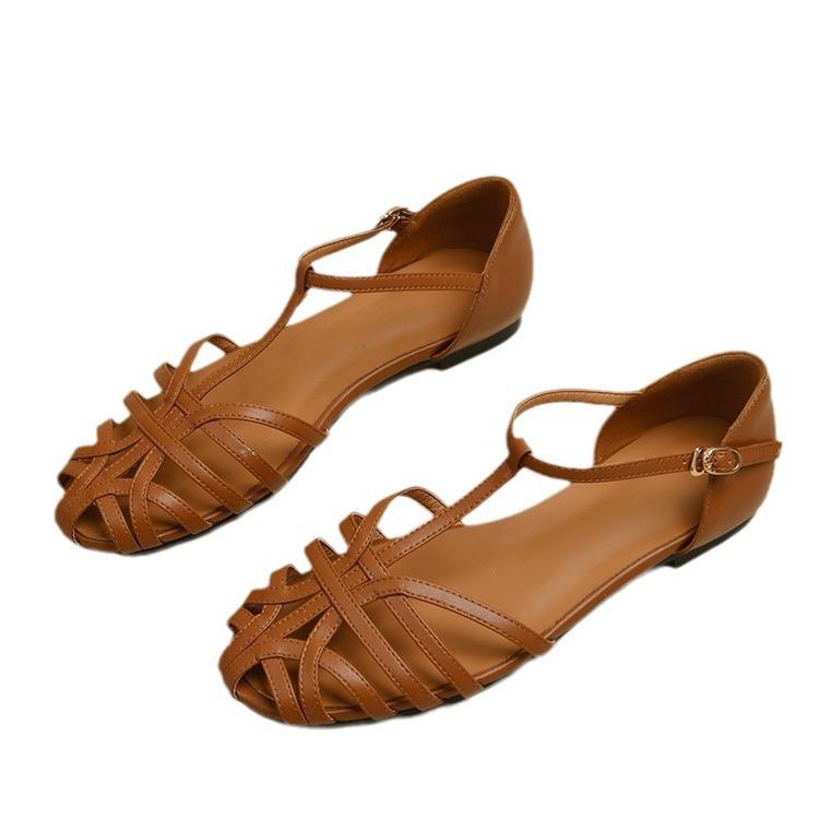 Rome Woven Sandals Women Flat European and American Women s Shoes White Low Heel Hollow Fish Mouth Shoes 39EU/CN40
Rome Woven Sandals Women Flat European and American Women s Shoes White Low Heel Hollow Fish Mouth Shoes 39EU/CN40