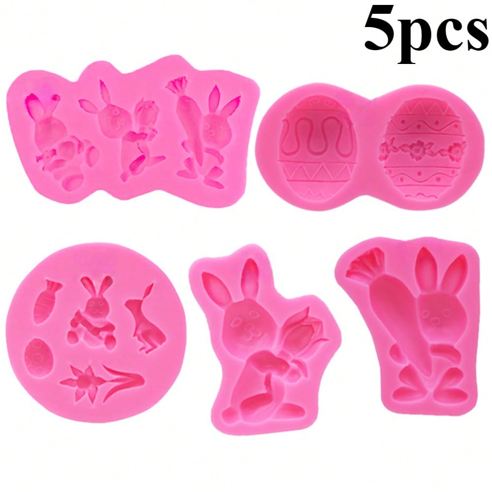 3D Cartoon Easter Bunny Silicone Mold DIY Fondant Mold for Cake Decorating Cupcake Topper Chocolate Decorating Accessories
3D Cartoon Easter Bunny Silicone Mold DIY Fondant Mold for Cake Decorating Cupcake Topper Chocolate Decorating Accessories