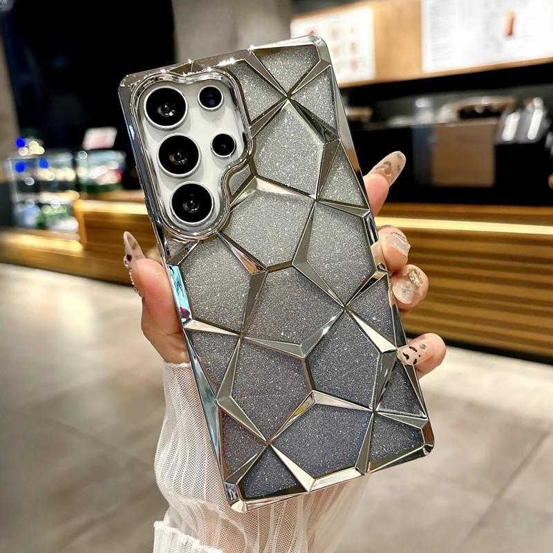 Подходит для чехла для мобильного телефона Samsung S25 Ultra, Гальванизированный трехмерный бриллиант в виде водяного куба, S24, Градиентный блеск, Полностью закрывающий мягкий чехол Samsung S25Ultra
Подходит для чехла для мобильного телефона Samsung S25 Ultra, Гальванизированный трехмерный бриллиант в виде водяного куба, S24, Градиентный блеск, Полностью закрывающий мягкий чехол Samsung S25Ultra