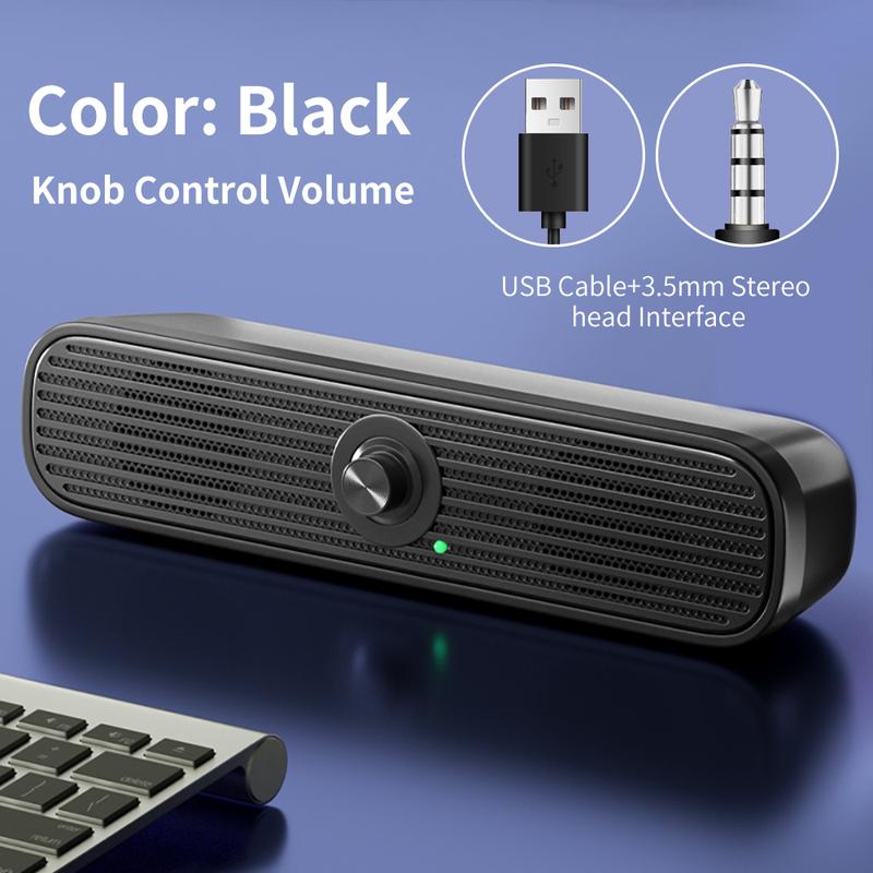 Surround Desktop PC Speaker Home Stereo 3.5Aux USB Soundbar System Computer TV Phone HIFI Subwoofer Wired Strong Bass
Surround Desktop PC Speaker Home Stereo 3.5Aux USB Soundbar System Computer TV Phone HIFI Subwoofer Wired Strong Bass
