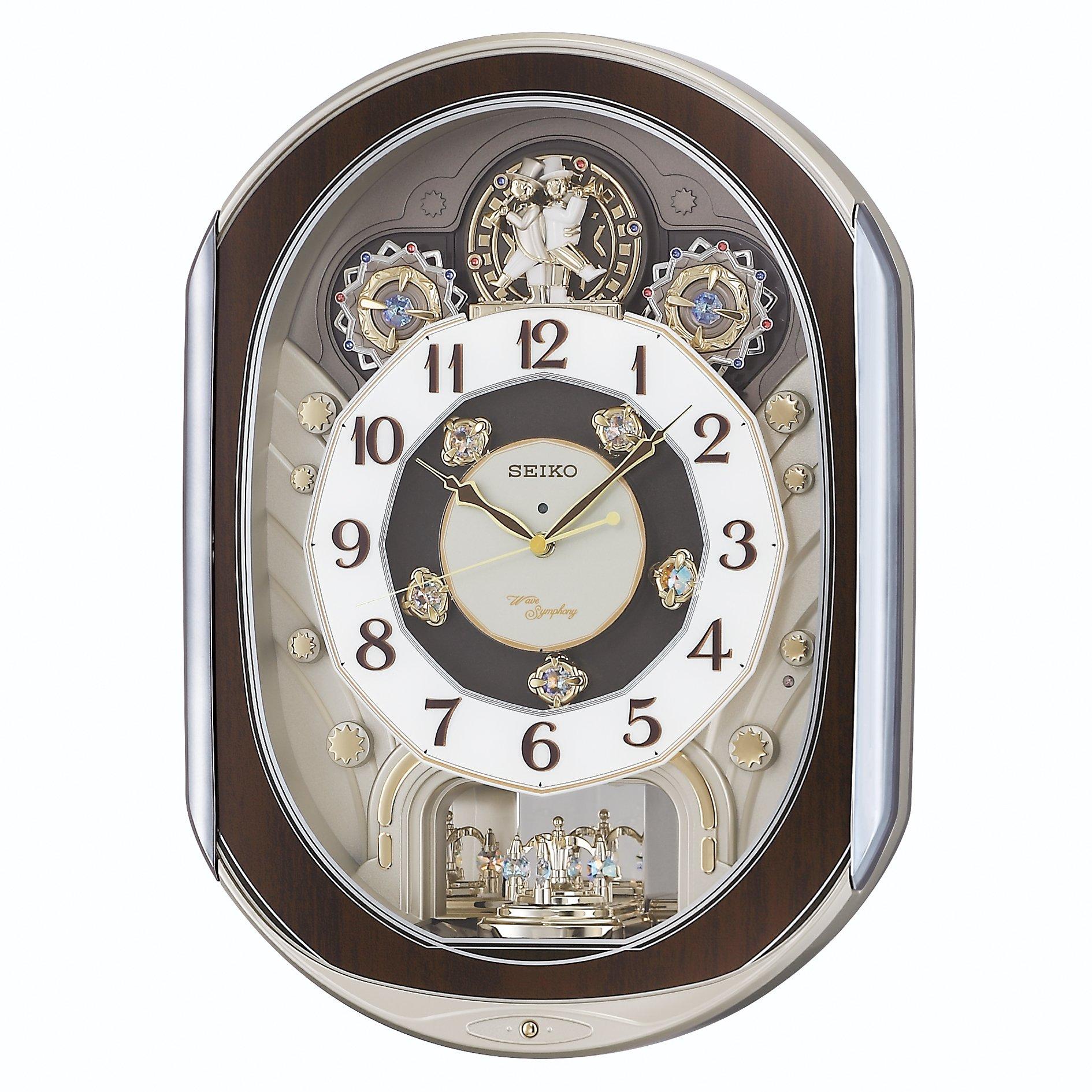 Часы Seiko настенные часы Karakuri часы радиочасы аналоговые Karakuri 40 песен мелодия вращающееся украшение светло-золотой жемчуг RE578B
Часы Seiko настенные часы Karakuri часы радиочасы аналоговые Karakuri 40 песен мелодия вращающееся украшение светло-золотой жемчуг RE578B