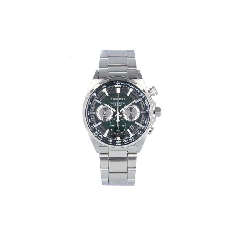 SEIKO waterproof Quartz Steel Strap men s watch green dial SSB405P
SEIKO waterproof Quartz Steel Strap men s watch green dial SSB405P