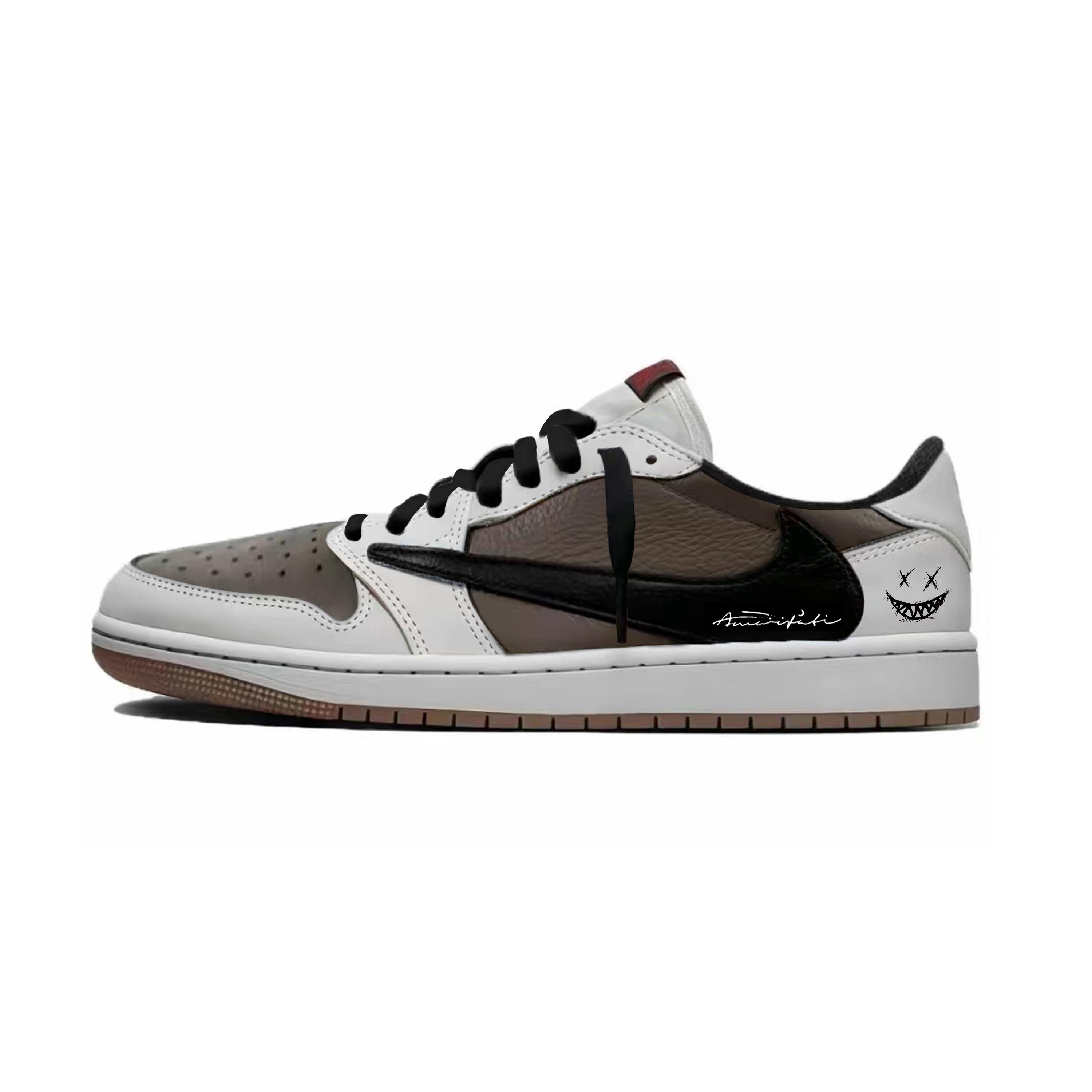 Travis Scott x Jordan Air Jordan 1 Collaboration Cushioning Low top Vintage Basketball Shoes Unisex Brown DZ4137-700(Team723-7) 35.5
Travis Scott x Jordan Air Jordan 1 Collaboration Cushioning Low top Vintage Basketball Shoes Unisex Brown DZ4137-700(Team723-7) 35.5