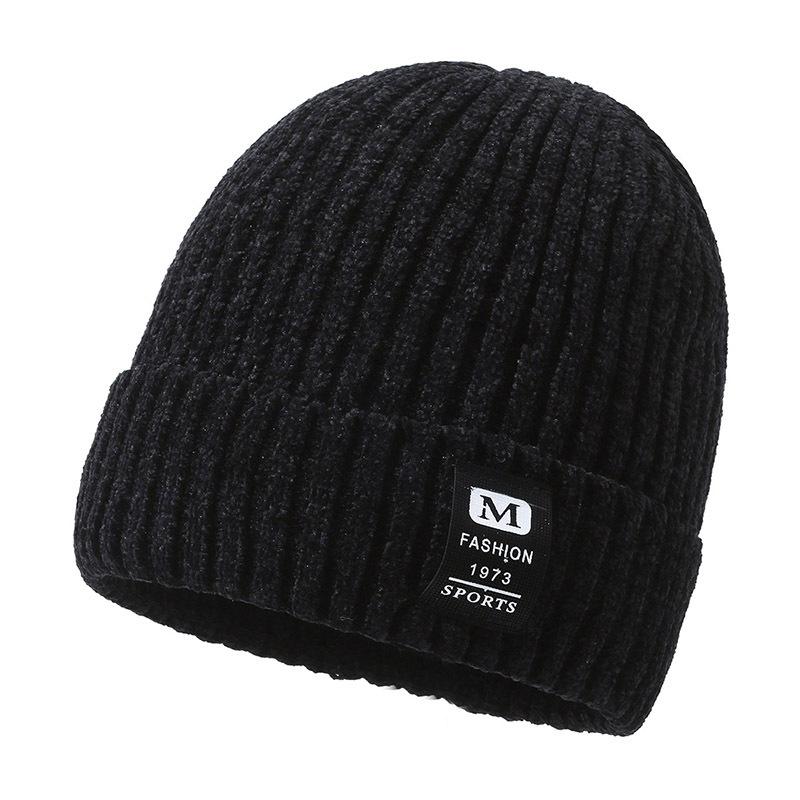 Letter M Printing Knitted Winter Beanie Hat Lightweight Warm Cap Gift Fashion чорний
Letter M Printing Knitted Winter Beanie Hat Lightweight Warm Cap Gift Fashion чорний