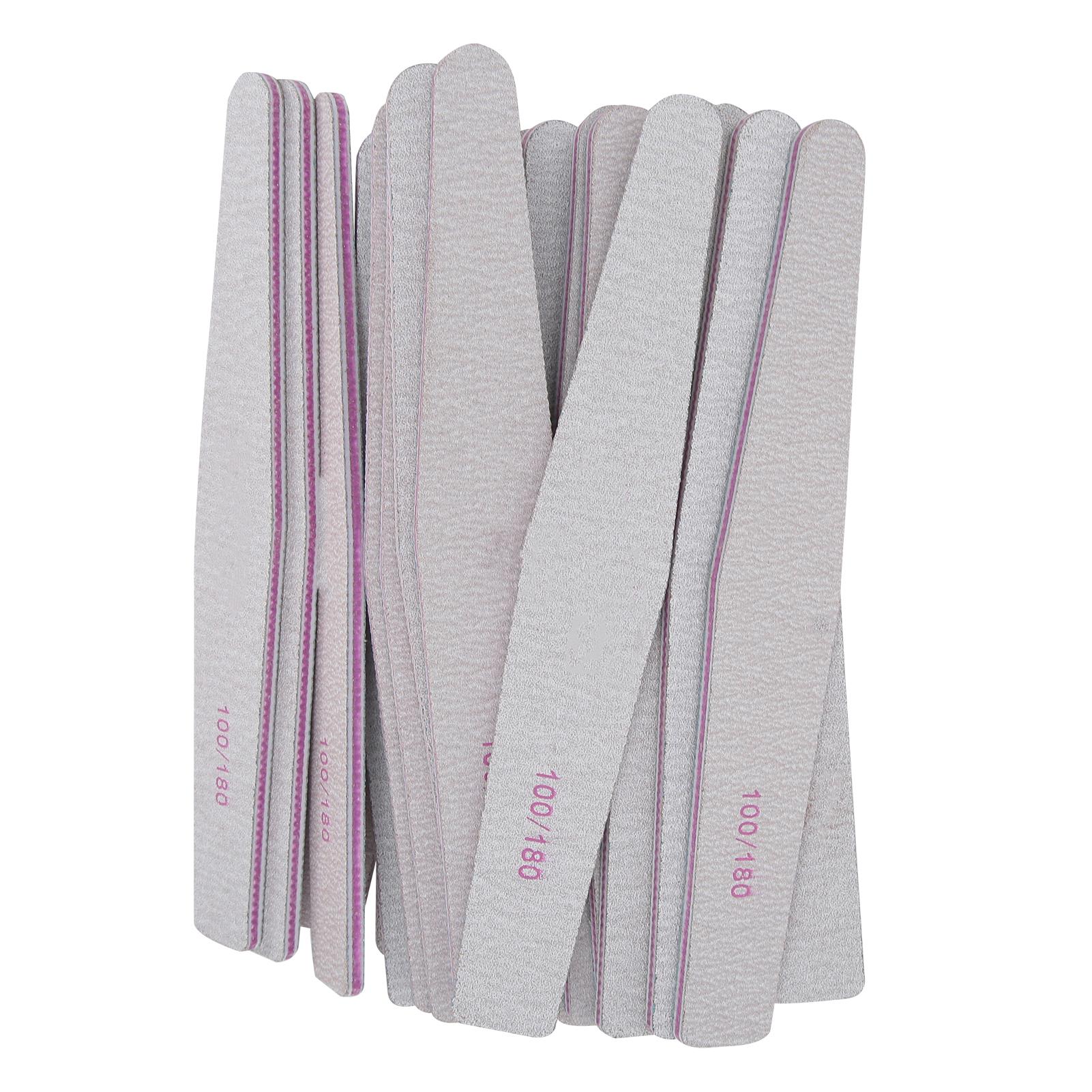 25pcs 100/180 Grit Nail Files Double Sided Nail Art Buffering Files for Acrylic Natural Artificial Nail
25pcs 100/180 Grit Nail Files Double Sided Nail Art Buffering Files for Acrylic Natural Artificial Nail