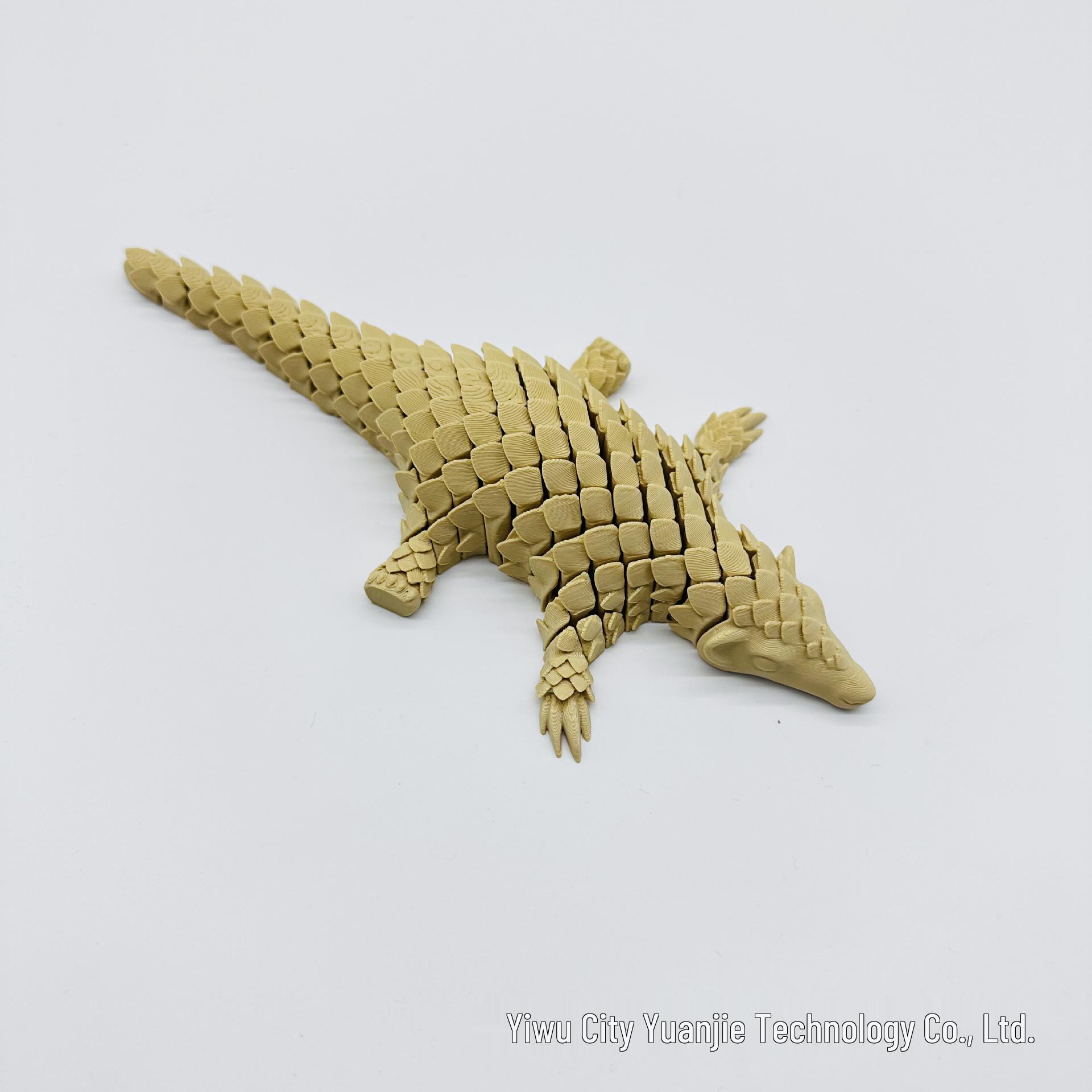 3D Printed Multi-Color Movable Pangolin Ornament for Halloween & Christmas
3D Printed Multi-Color Movable Pangolin Ornament for Halloween & Christmas