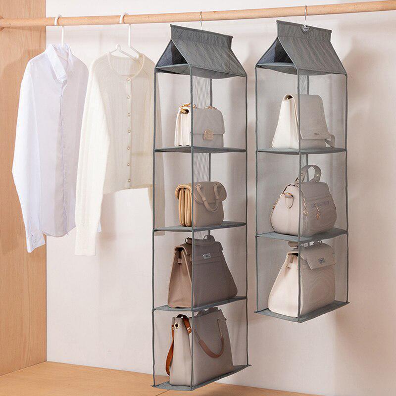 2/3/4 Layer Hanging Handbag Storage Cabinet Transparent Storage Bag Shoe Bag Hanging Bag Accessories 2 layers beige
2/3/4 Layer Hanging Handbag Storage Cabinet Transparent Storage Bag Shoe Bag Hanging Bag Accessories 2 layers beige