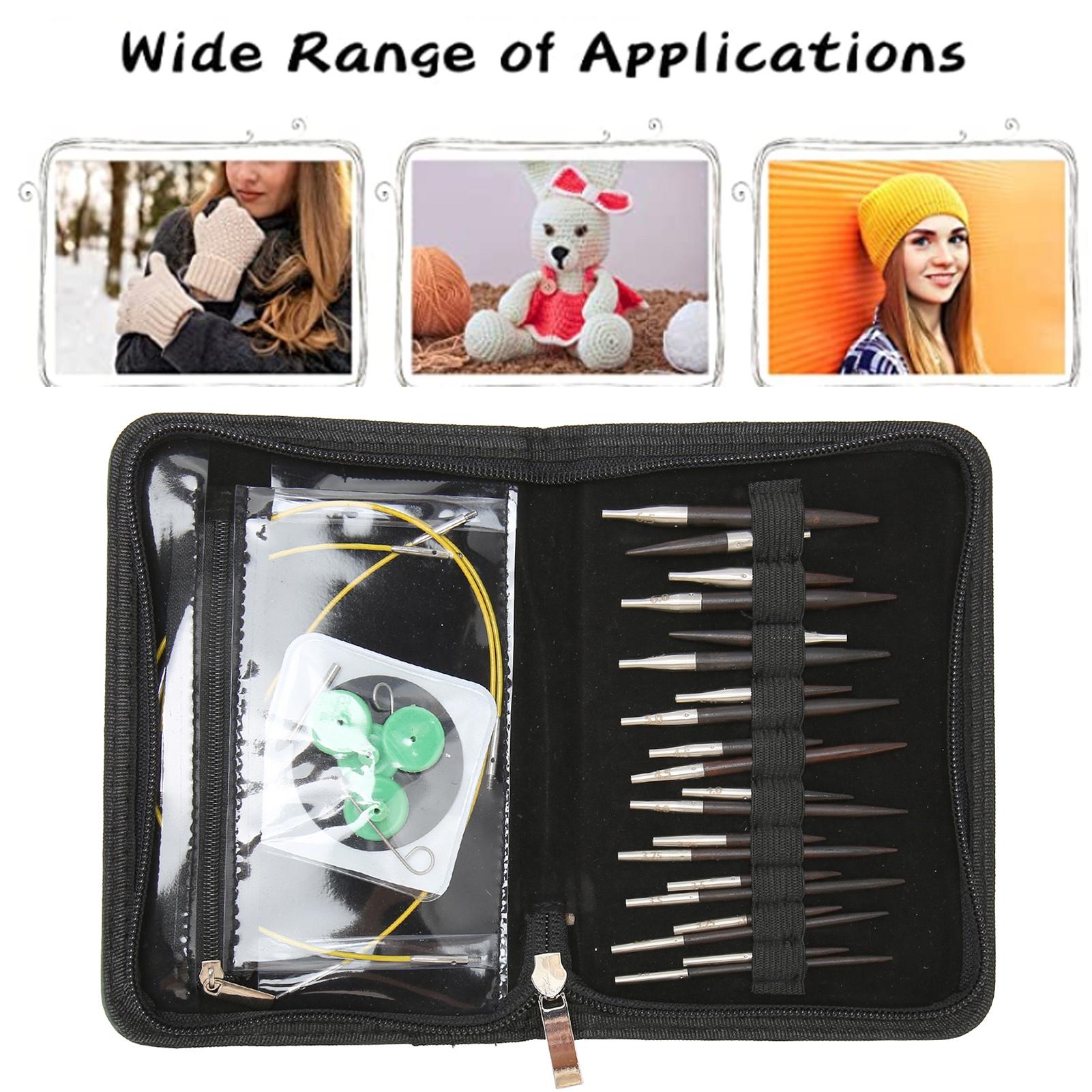 Набор круговых спиц 3-6,5 мм со сменной деревянной ручкой, набор круговых спиц с ПУ
Набор круговых спиц 3-6,5 мм со сменной деревянной ручкой, набор круговых спиц с ПУ