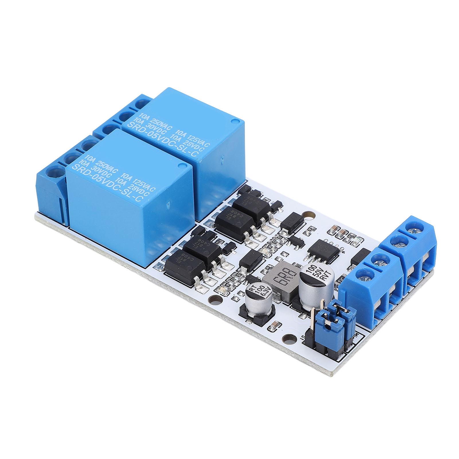 Adjustable GPIO Relay Module with Optocoupler 2 Channel PCB 5V to 32V High Low Level Trigger GPIO
Adjustable GPIO Relay Module with Optocoupler 2 Channel PCB 5V to 32V High Low Level Trigger GPIO