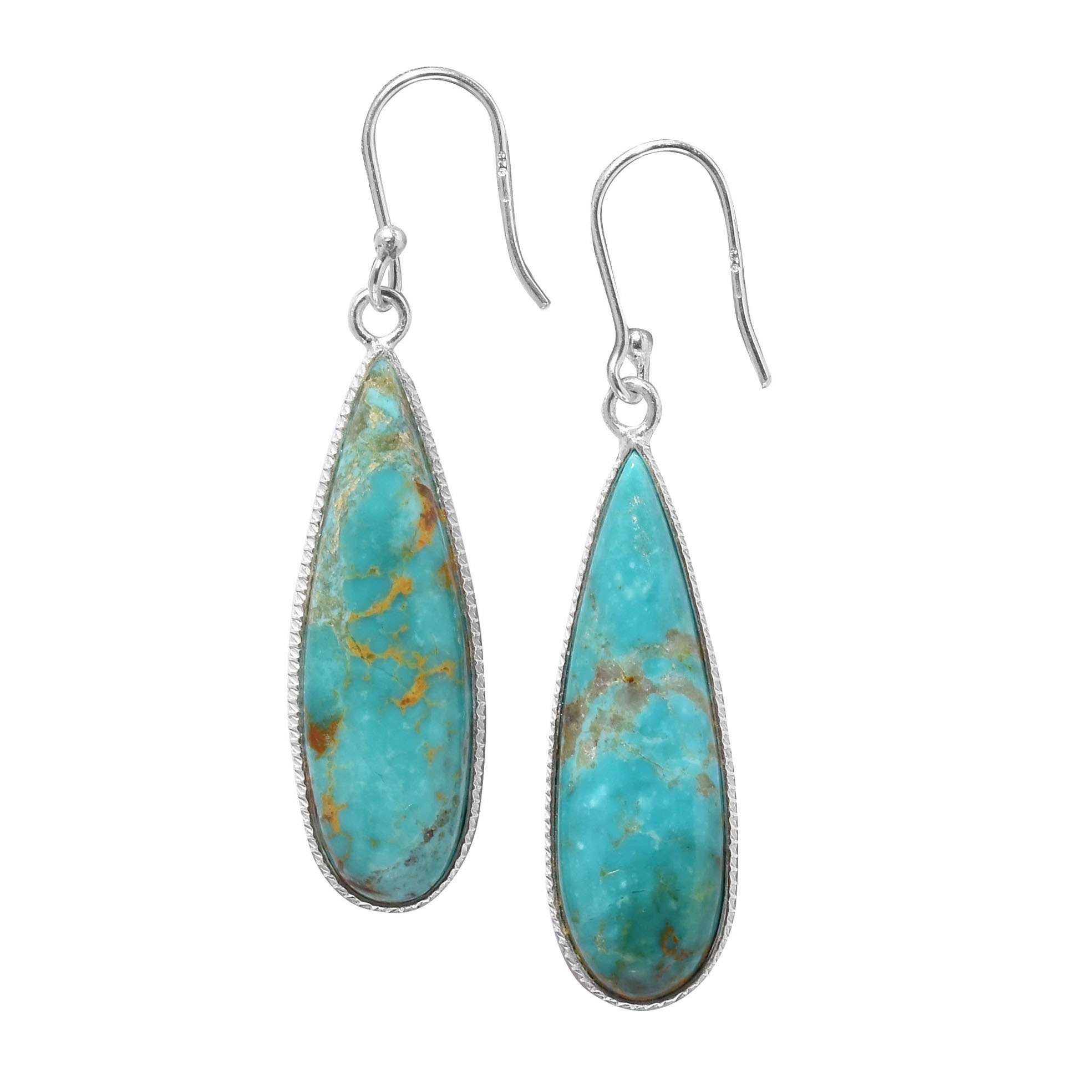 Turquoise Gemstone Earrings Solid 925 Sterling Silver Handmade Earrings Jewelry Gift For Women And Girls E-3287
Turquoise Gemstone Earrings Solid 925 Sterling Silver Handmade Earrings Jewelry Gift For Women And Girls E-3287