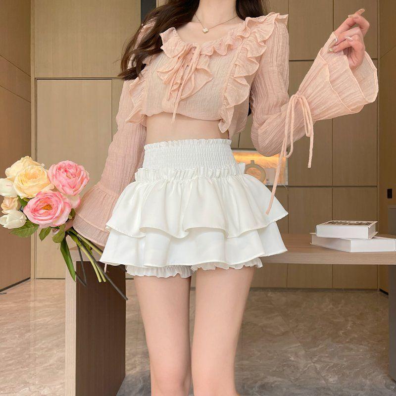 Elegant High Waist A-line Women s Skirt: Spring to Autumn Style in Petite Fit One Size (80-120 Jin) белый
Elegant High Waist A-line Women s Skirt: Spring to Autumn Style in Petite Fit One Size (80-120 Jin) белый