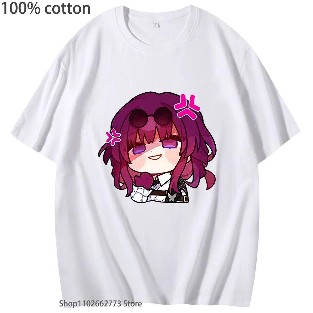 Hot Game Honkai Star Rail T-Shirts for Unisex Chibi Kafka Print Shirt Y2k Clothes 100%Cotton Summer Tees Women Clothing Girl Casual
Hot Game Honkai Star Rail T-Shirts for Unisex Chibi Kafka Print Shirt Y2k Clothes 100%Cotton Summer Tees Women Clothing Girl Casual