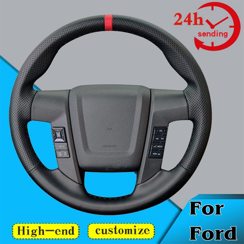 Оплетка на руль, изготовленная на заказ, 100% подходит для Ford F150 F-150 SVT Raptor 2010 2011 2012 2013 2014, автомобильный интерьер
Оплетка на руль, изготовленная на заказ, 100% подходит для Ford F150 F-150 SVT Raptor 2010 2011 2012 2013 2014, автомобильный интерьер