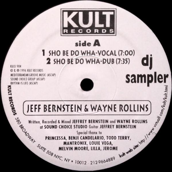 12inch Record WAYNE ROLLINS & JEFF BERNSTEIN / 95 - DJ Sampler KULO984 Kult Records 1996 US Dance & Electronica Used
12inch Record WAYNE ROLLINS & JEFF BERNSTEIN / 95 - DJ Sampler KULO984 Kult Records 1996 US Dance & Electronica Used