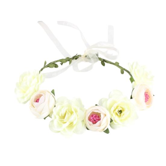 Bridal Flower Crown Bohemian Rose Flower Crown Summer Holiday Flower Headband Floral Hair Accessory for Wedding Bridesmaid Beach Vacation білий
Bridal Flower Crown Bohemian Rose Flower Crown Summer Holiday Flower Headband Floral Hair Accessory for Wedding Bridesmaid Beach Vacation білий