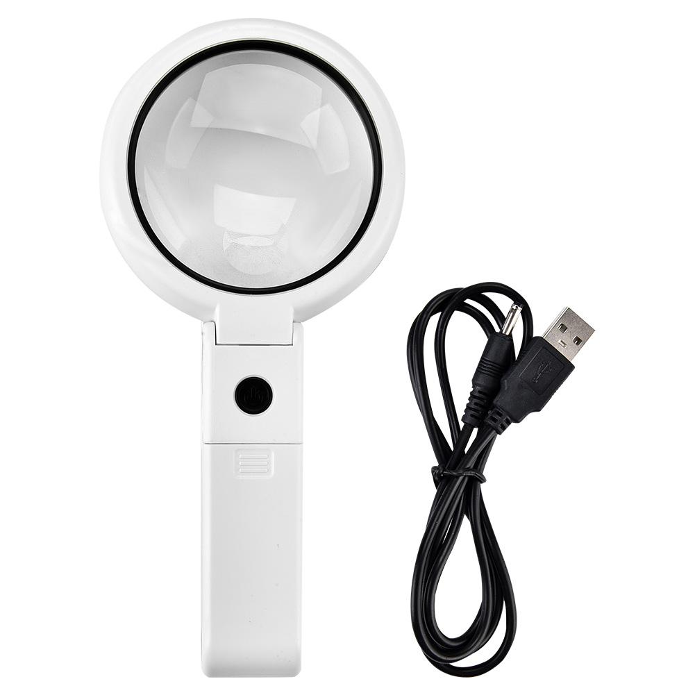5/11X Magnifying Glass with 8 LED Light Hnadheld Desktop Multifunctional Reading Magnifier
5/11X Magnifying Glass with 8 LED Light Hnadheld Desktop Multifunctional Reading Magnifier
