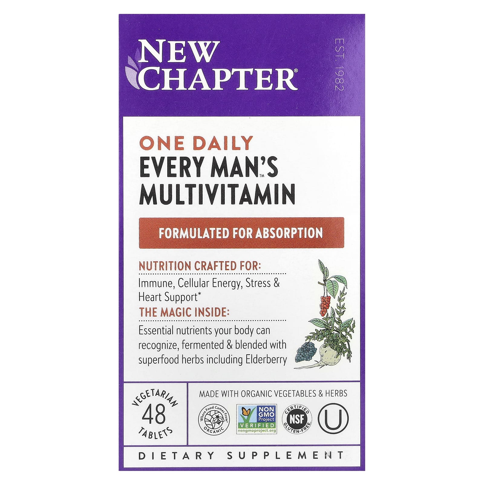 One Daily Every Man S™ Multivitamin, Veggie Tablets
One Daily Every Man S™ Multivitamin, Veggie Tablets