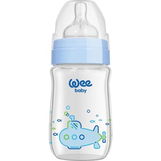 Детская бутылочка Wee Baby Classic Plus 180 мл из термостойкого стекла с широким горлышком - синяя
Детская бутылочка Wee Baby Classic Plus 180 мл из термостойкого стекла с широким горлышком - синяя