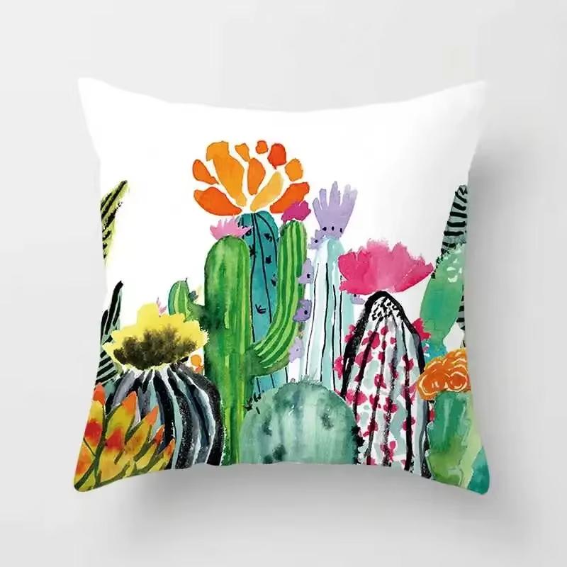 Tropical Plants Cactus Monstera Palm Leaf Pillow Cover Green Summer Decor for Home Living Room Throw Pillow 45cmx45cm
Tropical Plants Cactus Monstera Palm Leaf Pillow Cover Green Summer Decor for Home Living Room Throw Pillow 45cmx45cm