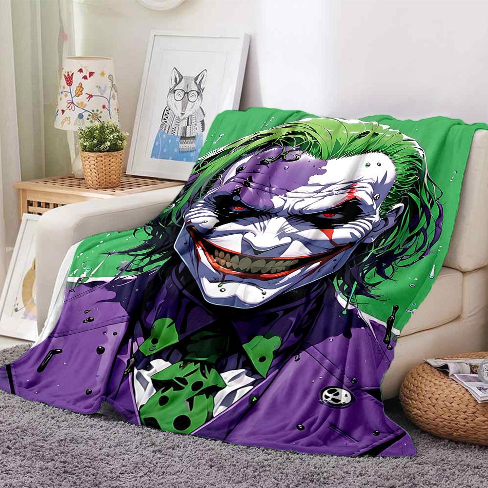 1pc Joker Clown Flannel Throw Blanket - HD Printed Lightweight Soft Warm All-Season Blanket for Sofa, Bed, Travel, Camping207 130cmx150cm
1pc Joker Clown Flannel Throw Blanket - HD Printed Lightweight Soft Warm All-Season Blanket for Sofa, Bed, Travel, Camping207 130cmx150cm