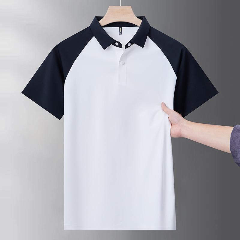 Men s White & Navy Blue Raglan Sleeve Short Sleeve Polo Shirt L чёрный
Men s White & Navy Blue Raglan Sleeve Short Sleeve Polo Shirt L чёрный