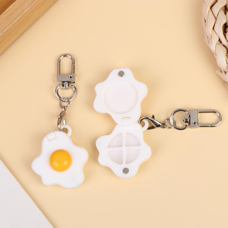 Portable Empty Watercolor Palette Cute Poached Egg Styling Keychain Travel Sketching Watercolor Storage Art Supplies 4grids 0.33ml each
Portable Empty Watercolor Palette Cute Poached Egg Styling Keychain Travel Sketching Watercolor Storage Art Supplies 4grids 0.33ml each
