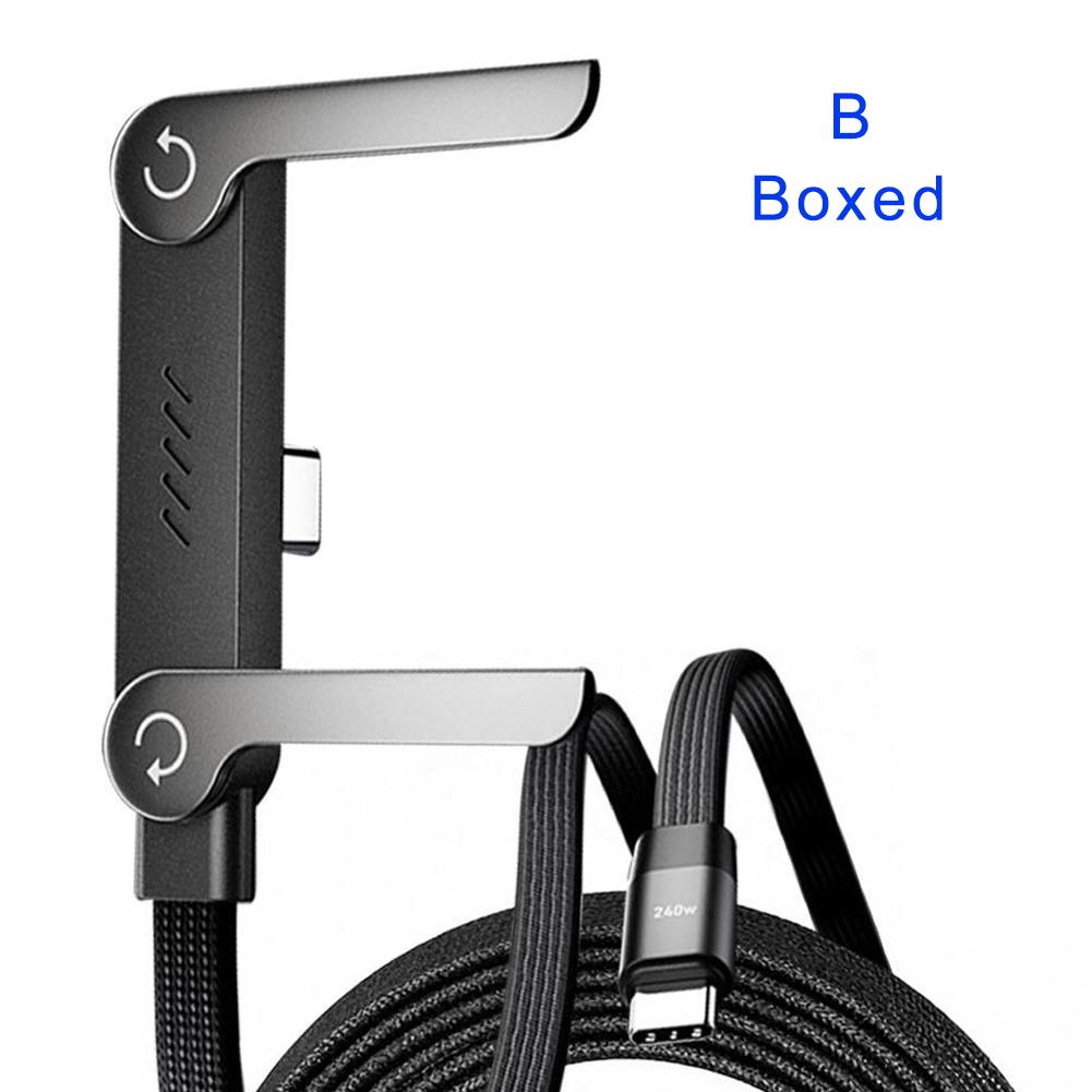 Foldable 240W Fast Charging Foldable Phone Holder Data Cable 2 In 1 Fast Charging Multi Charger Cord With Type C Data Cable
Foldable 240W Fast Charging Foldable Phone Holder Data Cable 2 In 1 Fast Charging Multi Charger Cord With Type C Data Cable