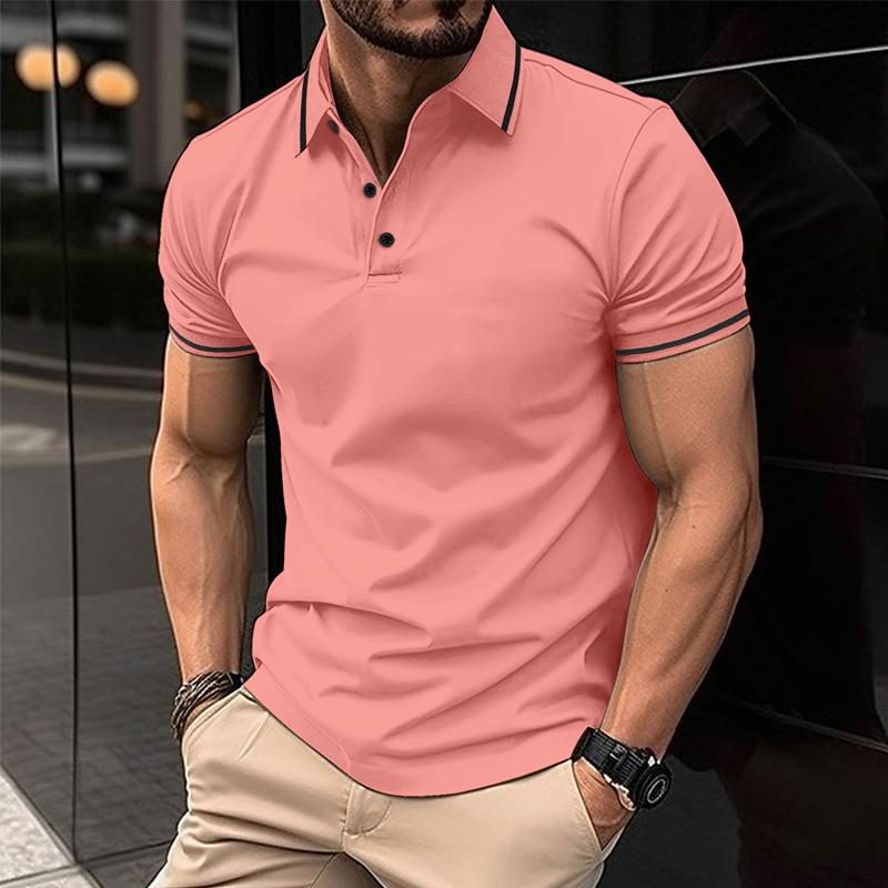 Polo Shirts for Men Summer Slim Fit Short Sleeve T-shirt Business Casual Button Up Top Dressy Solid Lapel Tee Blouse L
Polo Shirts for Men Summer Slim Fit Short Sleeve T-shirt Business Casual Button Up Top Dressy Solid Lapel Tee Blouse L