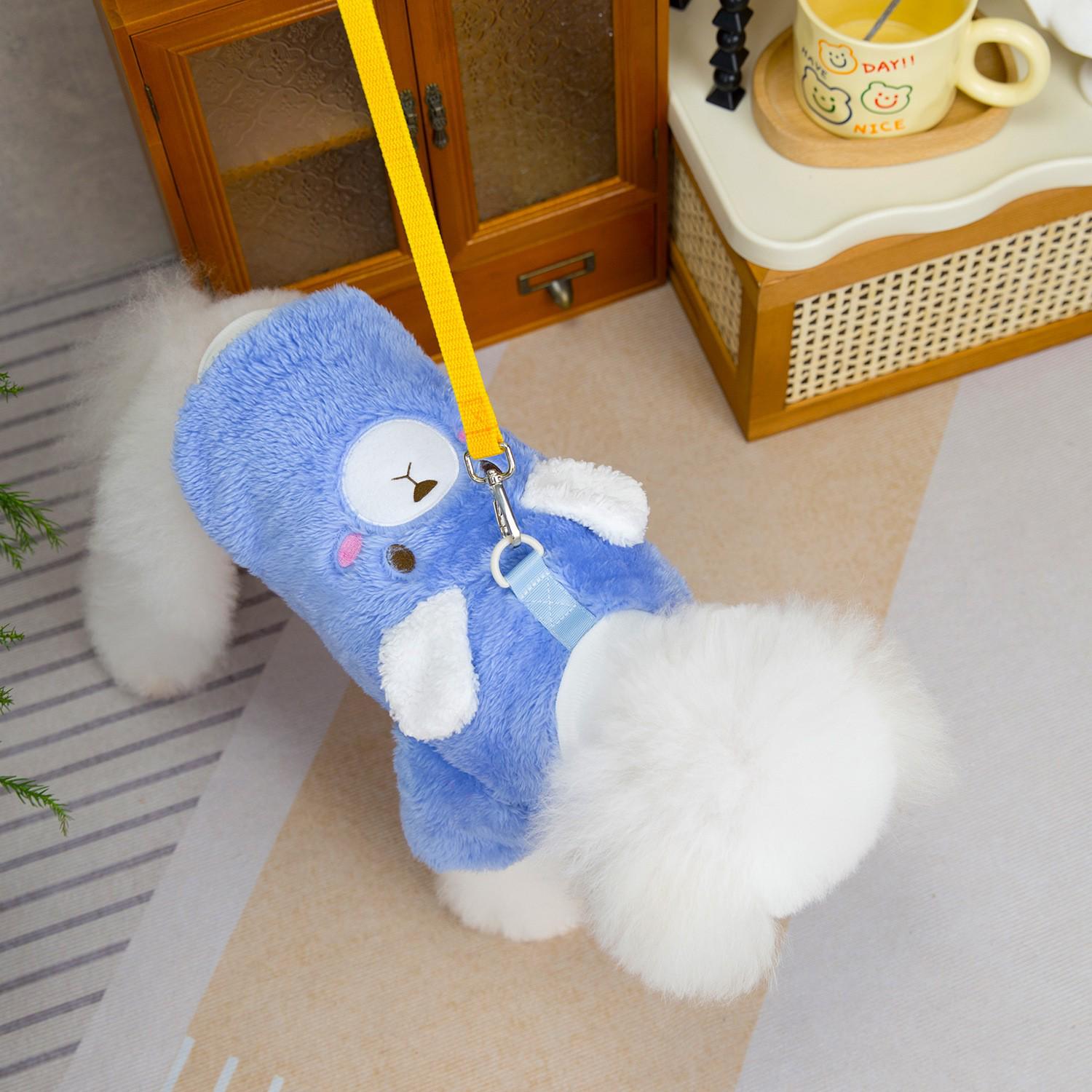 Теплая зимняя плюшевая одежда для маленьких собак — против выпадения шерсти, уютная, идеально подходит для мальтийской болонки M (4-6 lbs) синий
Теплая зимняя плюшевая одежда для маленьких собак — против выпадения шерсти, уютная, идеально подходит для мальтийской болонки M (4-6 lbs) синий