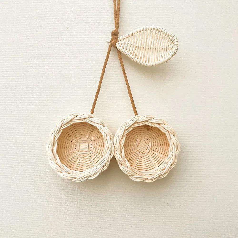 INS Creative Rattan Cherry Decoration for Children’s Room Wall Hanging Ornaments Handwoven Rattan Room Decoration Photo Props
INS Creative Rattan Cherry Decoration for Children’s Room Wall Hanging Ornaments Handwoven Rattan Room Decoration Photo Props