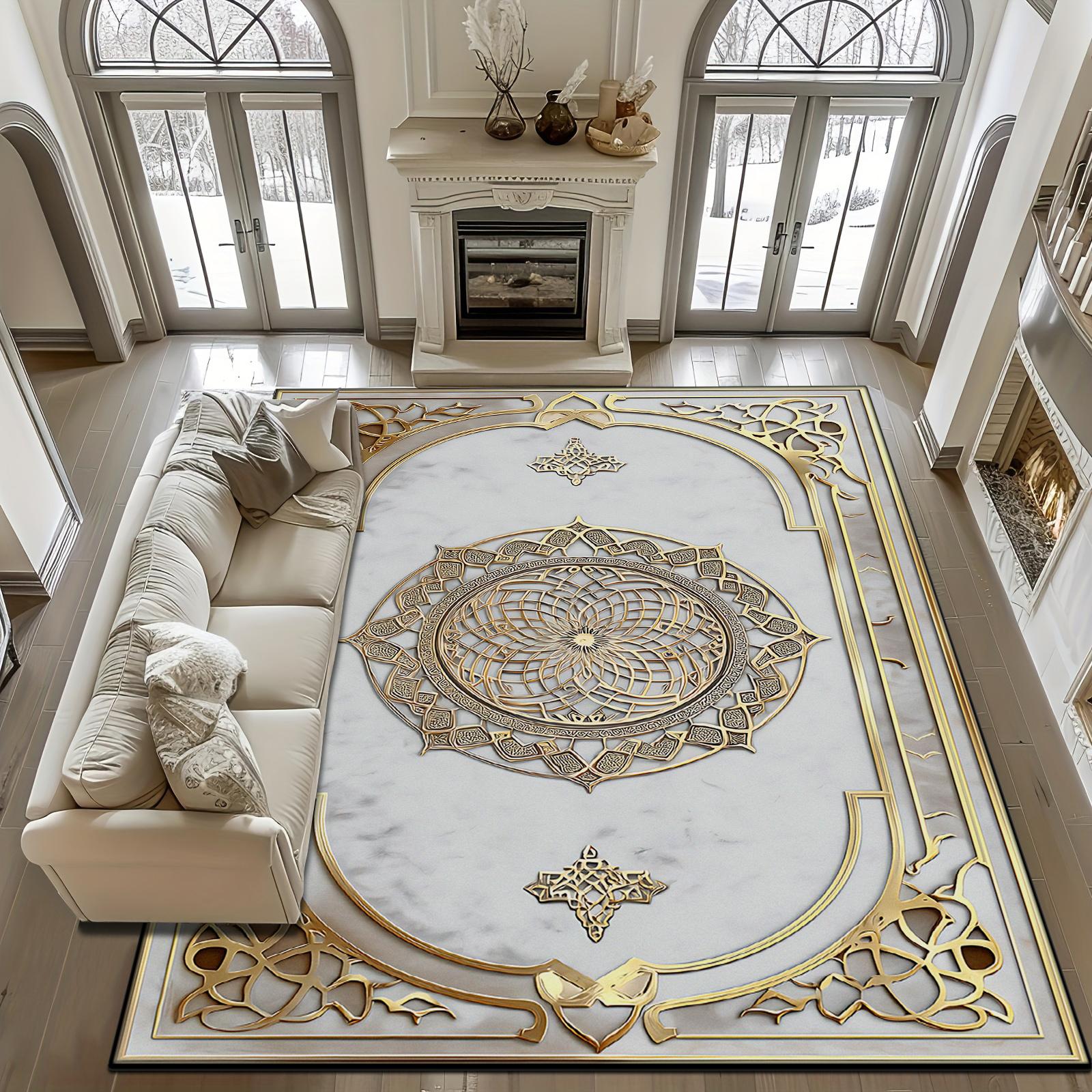 White European Marble Soft Living Room Carpet Home Decoration Light Luxury Fluffy Rug Easy Cleaning Non-slip Large Floor Mats 60x90cm
White European Marble Soft Living Room Carpet Home Decoration Light Luxury Fluffy Rug Easy Cleaning Non-slip Large Floor Mats 60x90cm