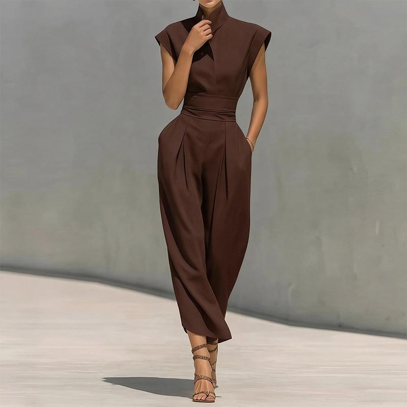 Spring new women s clothing, European and American, fashion temperament elegant solid color waist dress 3XL коричневий
Spring new women s clothing, European and American, fashion temperament elegant solid color waist dress 3XL коричневий