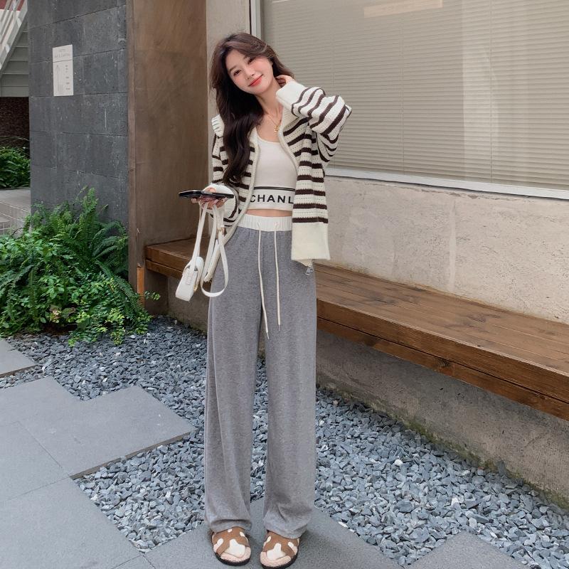 Glutinous rice towel pants women s new autumn and winter high-waisted casual drawstring drape straight wide-leg pants mopping long pants M серый
Glutinous rice towel pants women s new autumn and winter high-waisted casual drawstring drape straight wide-leg pants mopping long pants M серый