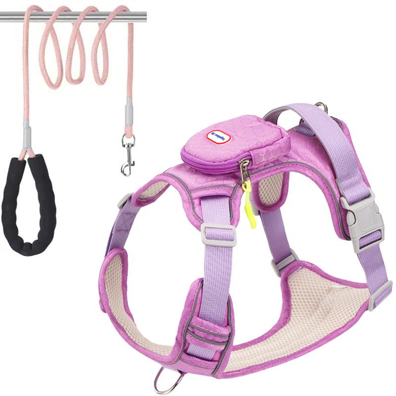 Dog leash, anti-break-free large dog chest strap, reflective medium and large dog leash, outdoor dog walking leash XL (45-45kg)
Dog leash, anti-break-free large dog chest strap, reflective medium and large dog leash, outdoor dog walking leash XL (45-45kg)