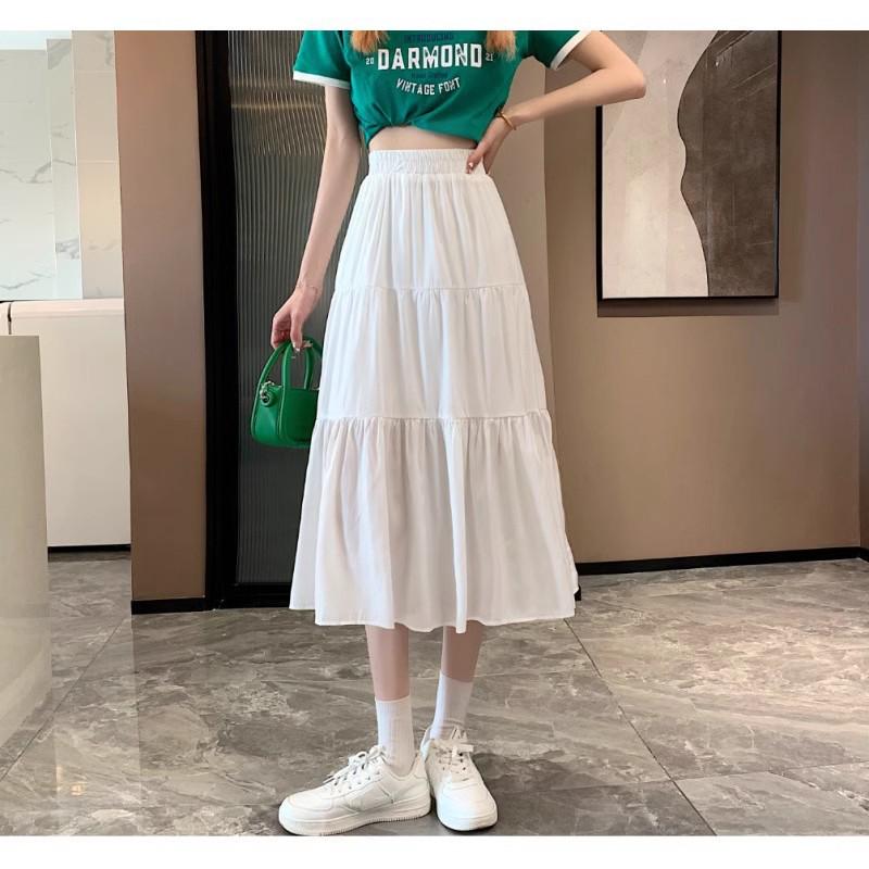 2024 Spring/Summer A-line White Midi Skirt: Versatile, Slimming, Solid Color for Women L
2024 Spring/Summer A-line White Midi Skirt: Versatile, Slimming, Solid Color for Women L