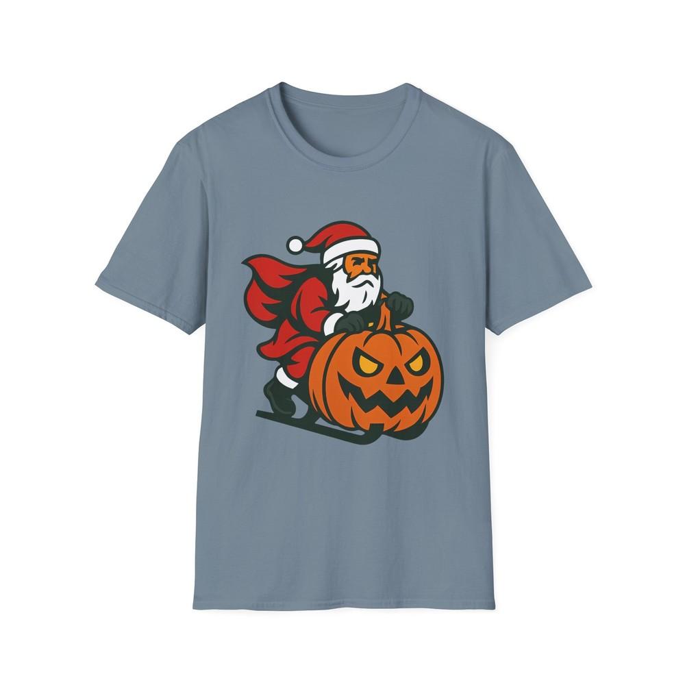 Unisex Softstyle T-Shirt Santa Jack-o’-Lantern Funny Spooky Christmas Halloween S
Unisex Softstyle T-Shirt Santa Jack-o’-Lantern Funny Spooky Christmas Halloween S