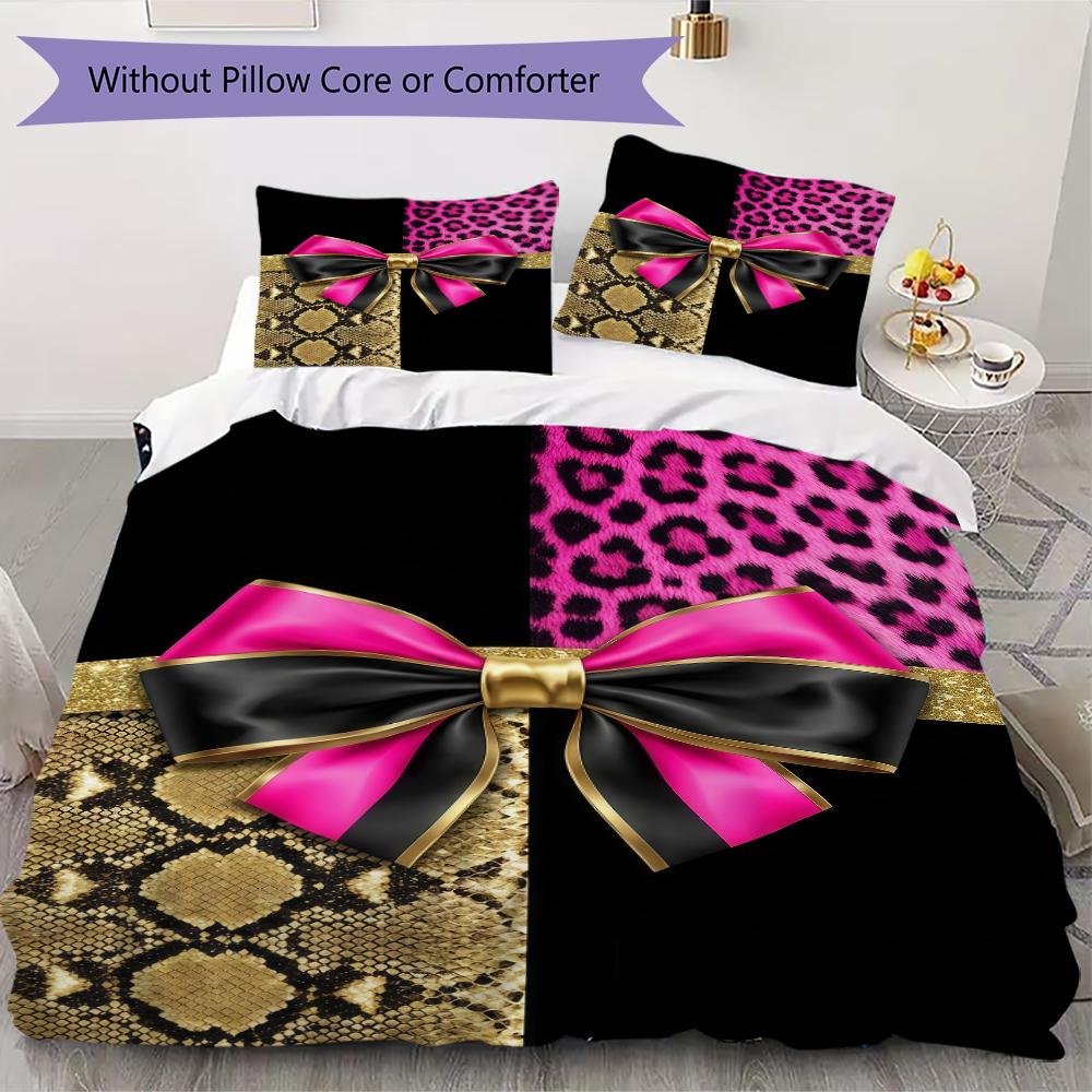 Gorgeous Bow Pattern Bedding uilt Set uilt Cover Pillowcase Home Decoration Birthday Gift (1 * duvet cover + 2 * pillowcase without core)113 135x200cm
Gorgeous Bow Pattern Bedding uilt Set uilt Cover Pillowcase Home Decoration Birthday Gift (1 * duvet cover + 2 * pillowcase without core)113 135x200cm