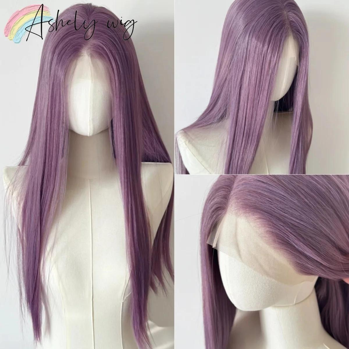 Purple Wig for women 13x4 Lace Front Wig Long Straight 26inch hair wigs Natural Hairline Heat-resistant Fibres Synthetic wig (purple,26inches)
Purple Wig for women 13x4 Lace Front Wig Long Straight 26inch hair wigs Natural Hairline Heat-resistant Fibres Synthetic wig (purple,26inches)