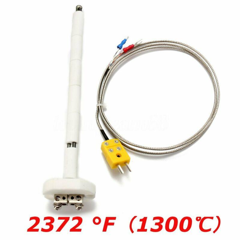 K-Type Thermocouple Block Ceramic Kiln Probe 2372/1300°F/C 11G High Temperature Tool Temperature Controller Wire Length 7.5 Inch China Mainland
K-Type Thermocouple Block Ceramic Kiln Probe 2372/1300°F/C 11G High Temperature Tool Temperature Controller Wire Length 7.5 Inch China Mainland