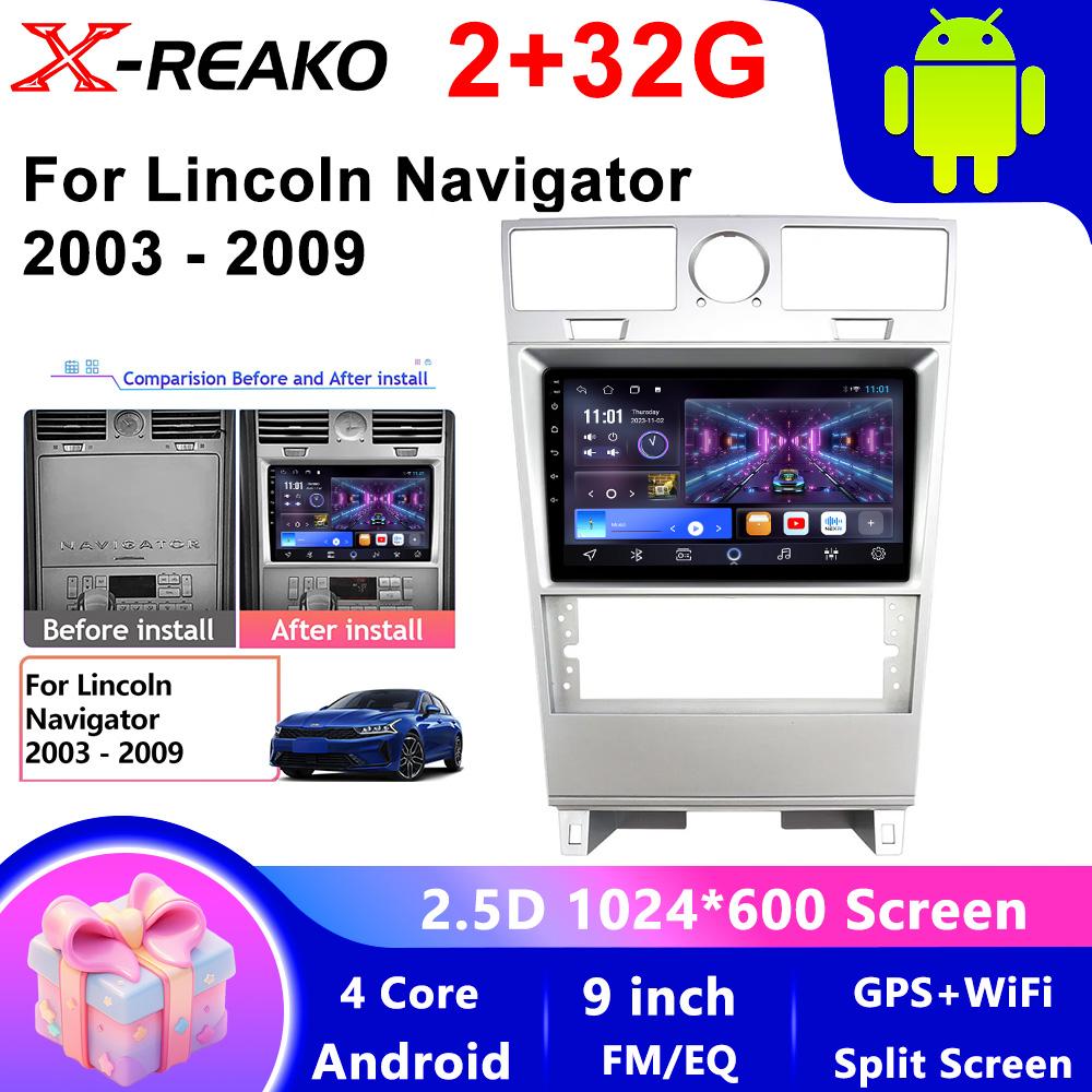 Android Car For Lincoln Navigator 2003 - 2009 Radio Stereo Multimedia Player Unit GPS Navigation Carplay Android Auto DVD 4 core 2GB+32GB CP
Android Car For Lincoln Navigator 2003 - 2009 Radio Stereo Multimedia Player Unit GPS Navigation Carplay Android Auto DVD 4 core 2GB+32GB CP