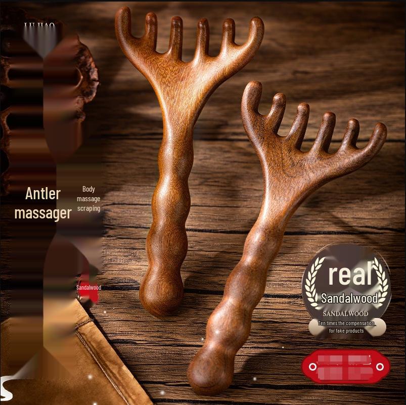 Antler Five-Claw Scalp Massager & Gua Sha Therapy Tool for Head, Shoulder, and Neck
Antler Five-Claw Scalp Massager & Gua Sha Therapy Tool for Head, Shoulder, and Neck