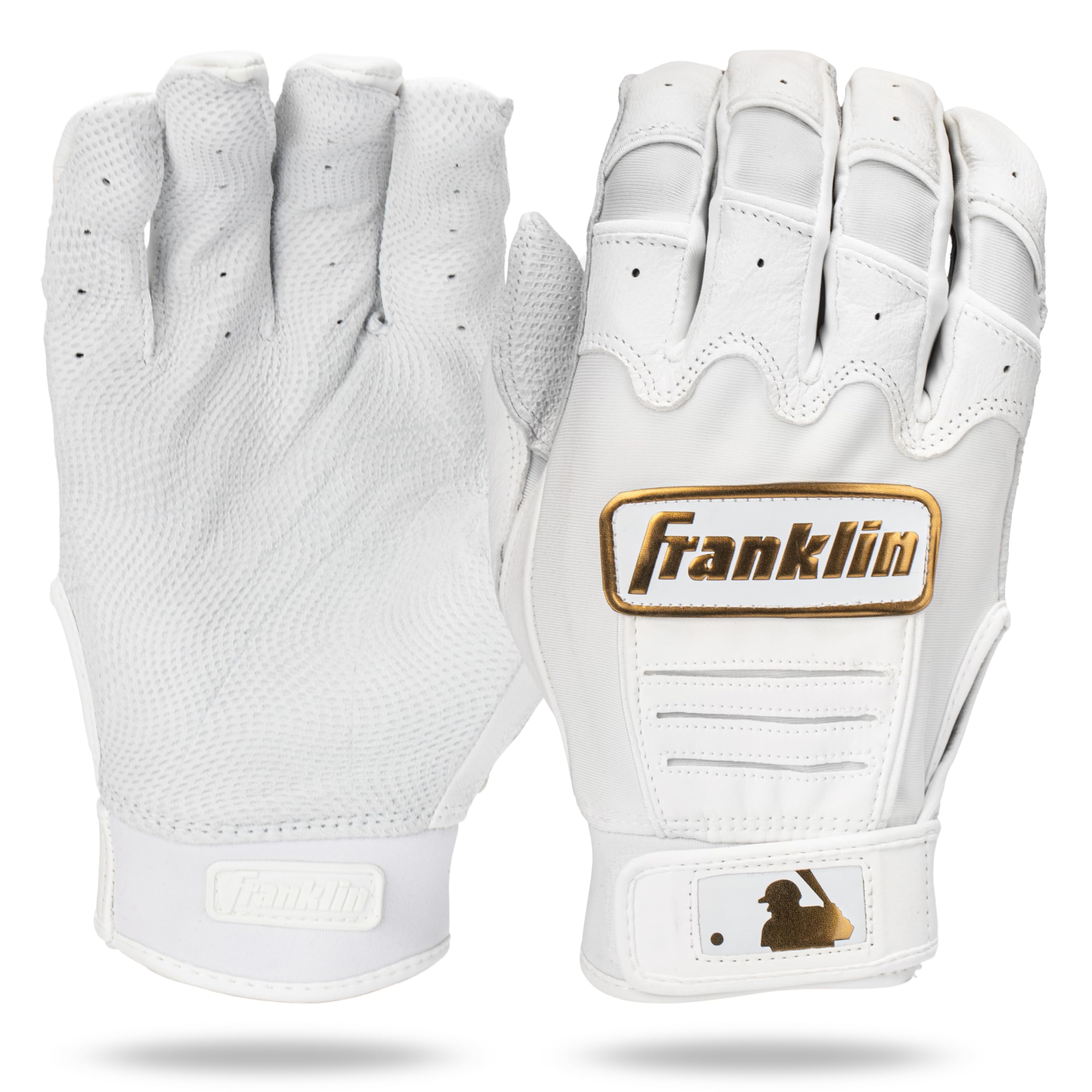 Franklin Sports MLB Batting Gloves CFX Pro Adult Men and Youth Pair Baseball Softball White Gold Adult M
Franklin Sports MLB Batting Gloves CFX Pro Adult Men and Youth Pair Baseball Softball White Gold Adult M