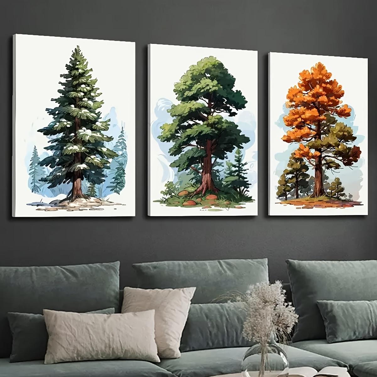 3pcs Canvas Wall Art Set - Watercolor Pine Tree & Autumn Leaves Poster, Frameless Nature Landscape Decor for Home, Living Room, 20x30cm-3pcs
3pcs Canvas Wall Art Set - Watercolor Pine Tree & Autumn Leaves Poster, Frameless Nature Landscape Decor for Home, Living Room, 20x30cm-3pcs