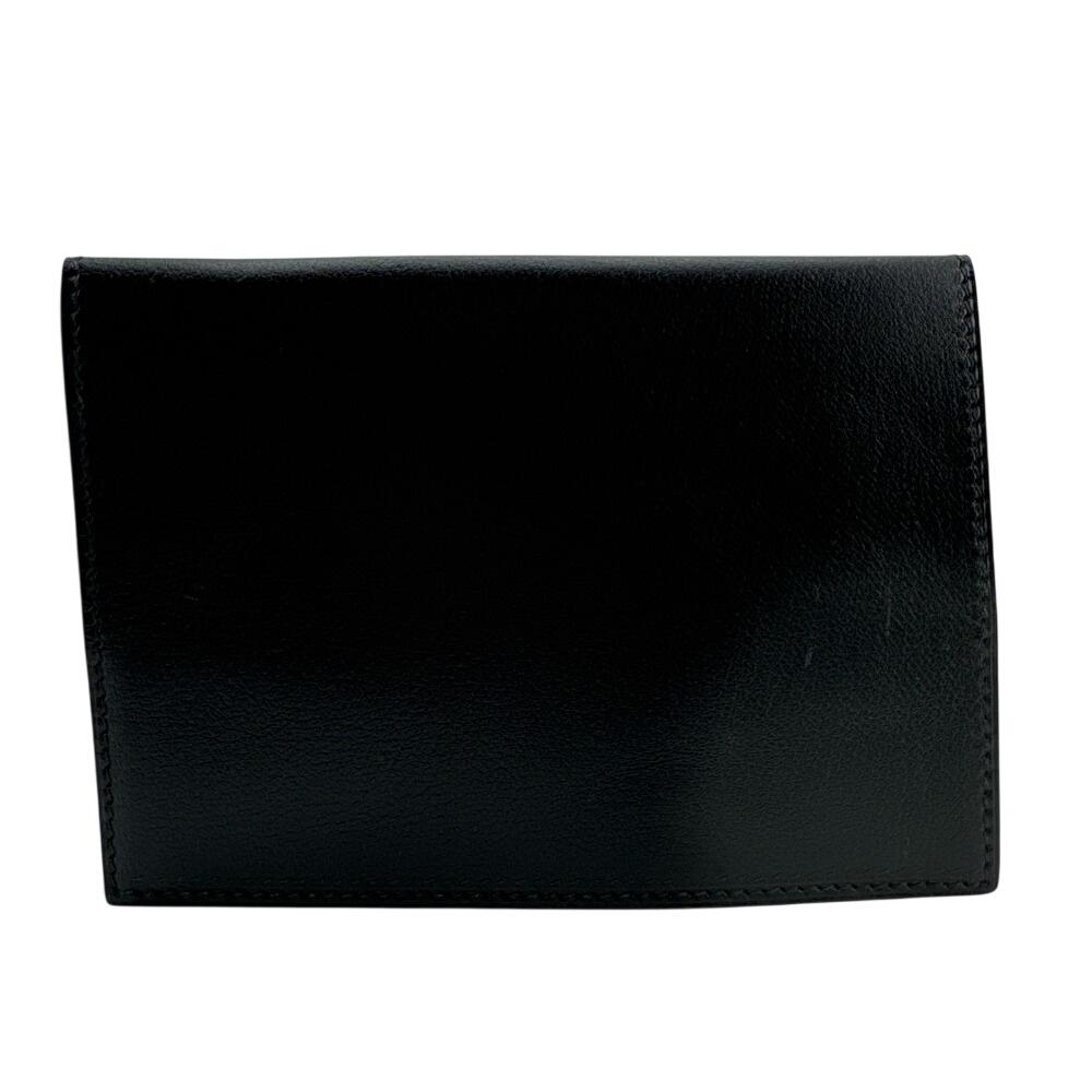 HERMES passport case MC2 leather Magellan Card Case black leather Used
HERMES passport case MC2 leather Magellan Card Case black leather Used