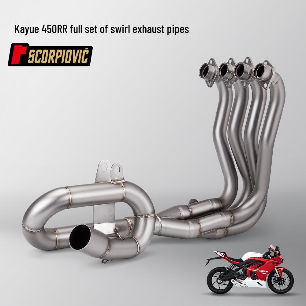 Compatible with Kayak 450RR Motorcycle 23-24: Full Exhaust Pipe Set for Custom Mods
Compatible with Kayak 450RR Motorcycle 23-24: Full Exhaust Pipe Set for Custom Mods