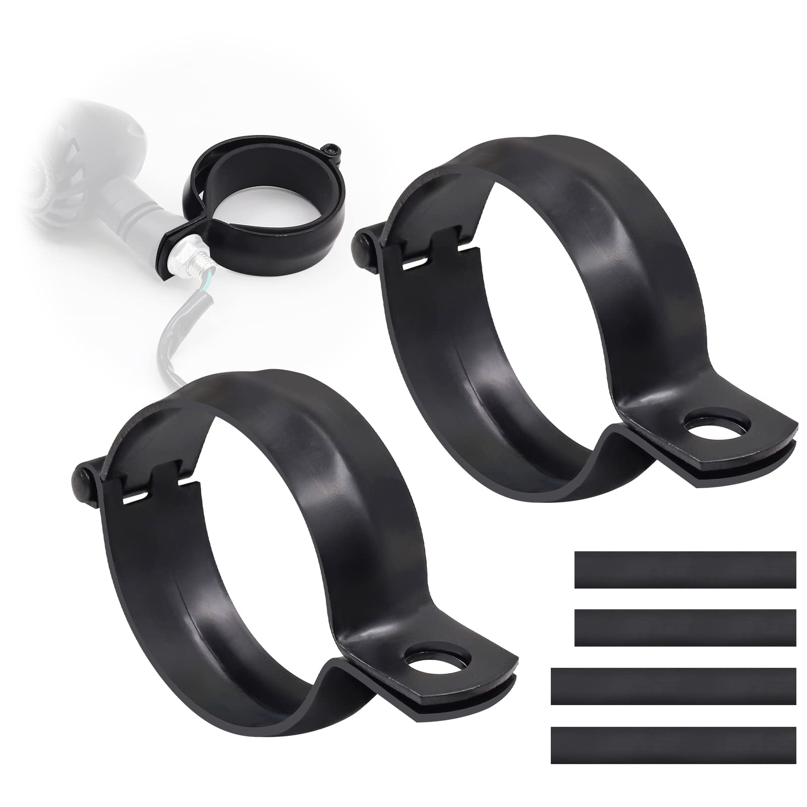 Ygmylandbb Turn Signal Bracket Bike Bracket Motorcycle LED Turn Signal Bracket Fork Clamp Chrome Set of 2 (52~60mm Black)
Ygmylandbb Turn Signal Bracket Bike Bracket Motorcycle LED Turn Signal Bracket Fork Clamp Chrome Set of 2 (52~60mm Black)