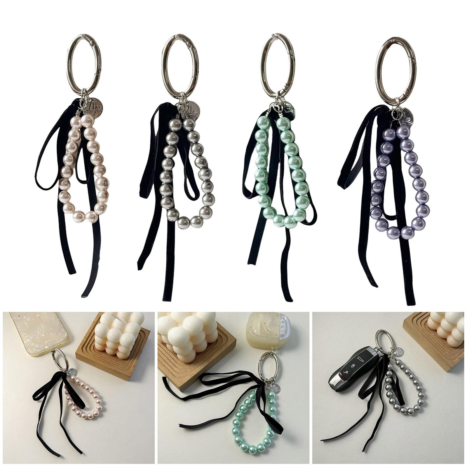 Sweet Lovely Ribbon Bowknot Pearls Keychains Pendant Hangings Ornament Keyring Backpack Decoration for Women Girls фіолетовий
Sweet Lovely Ribbon Bowknot Pearls Keychains Pendant Hangings Ornament Keyring Backpack Decoration for Women Girls фіолетовий